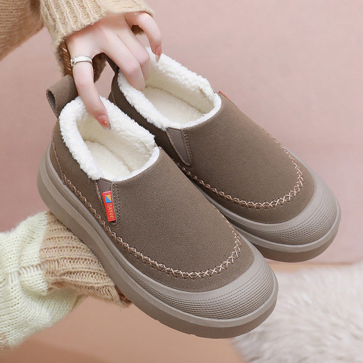 Damer bekväma och varma Slip-On inneskor med fluffig foder Mirla-Eva Jonsson