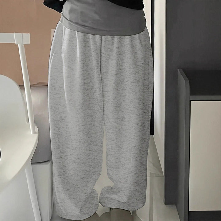 Damer bekväma sweatpants med elastiskt midjeband och avslappnad passform Mirla-Eva Jonsson
