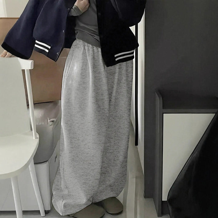 Damer bekväma sweatpants med elastiskt midjeband och avslappnad passform Mirla-Eva Jonsson