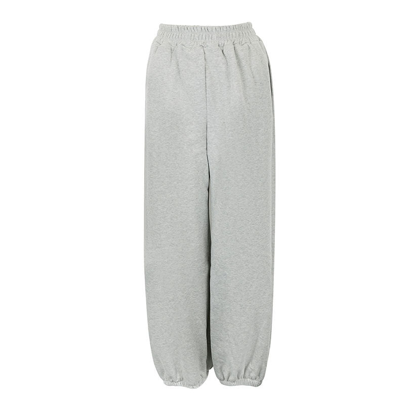 Damer bekväma sweatpants med elastiskt midjeband och avslappnad passform Mirla-Eva Jonsson