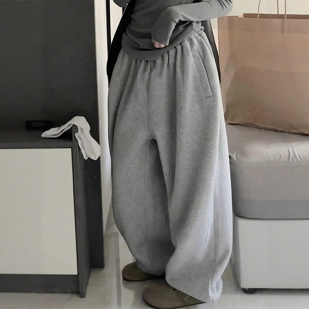 Damer bekväma sweatpants med elastiskt midjeband och avslappnad passform Mirla-Eva Jonsson