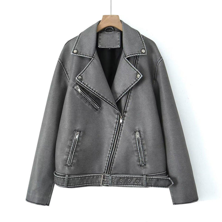 Damer bikerjacka i vintage-stil Mirla-Eva Jonsson