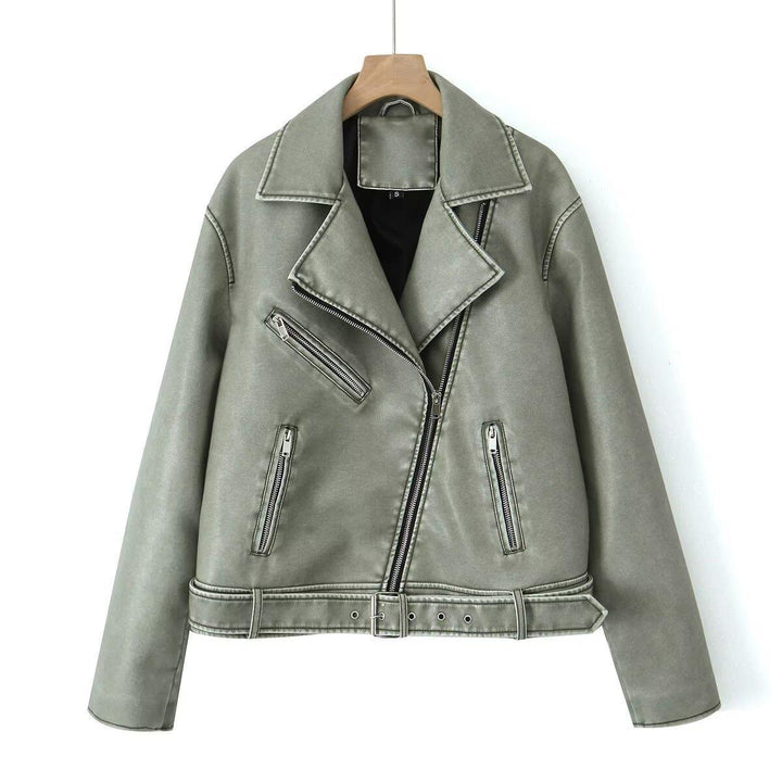 Damer bikerjacka i vintage-stil Mirla-Eva Jonsson