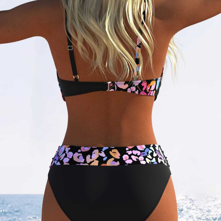 Damer bikini med vadderad överdel och hög midja Mirla-Eva Jonsson