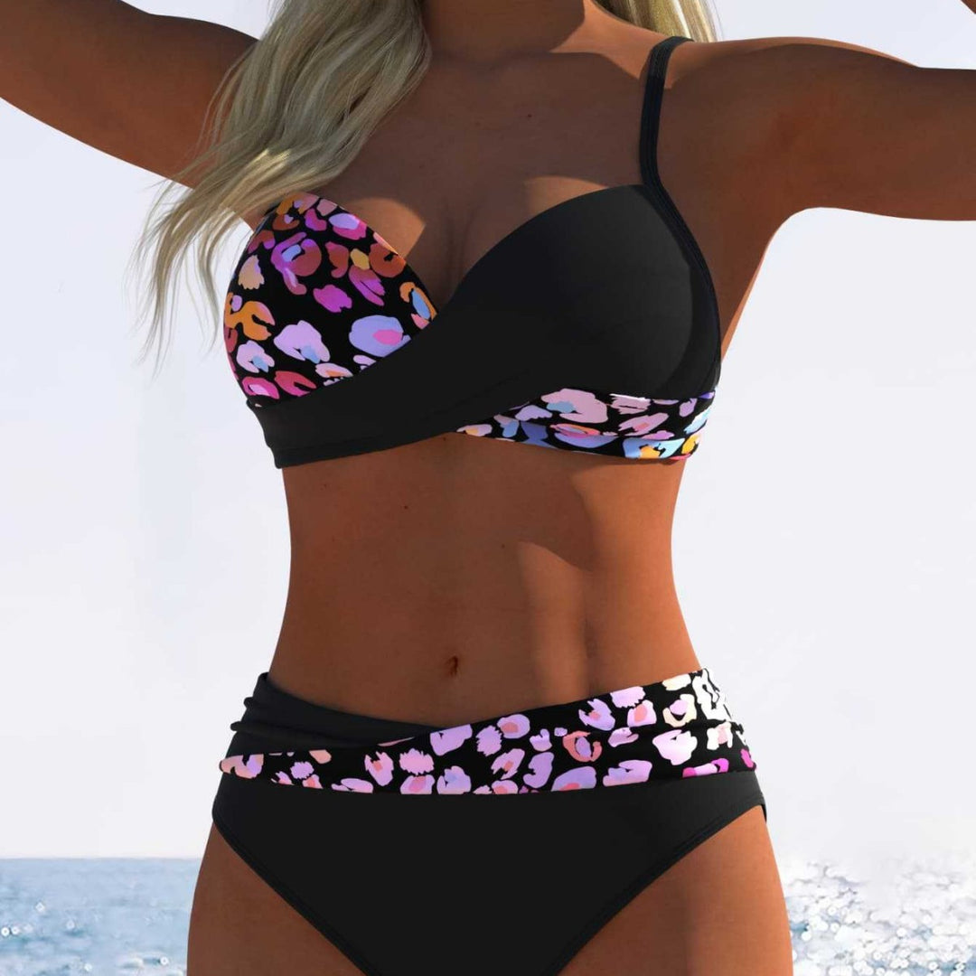 Damer bikini med vadderad överdel och hög midja Mirla-Eva Jonsson