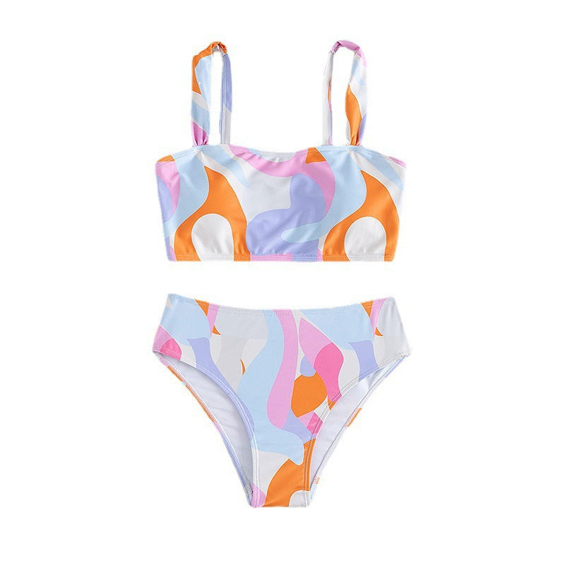 Damer bikini-set med modern geometrisk design Mirla-Eva Jonsson