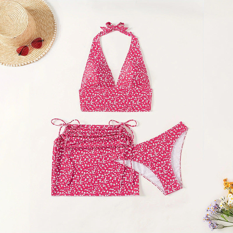 Damer bikini-set med modern överdel och högmidjade trosor Mirla-Eva Jonsson
