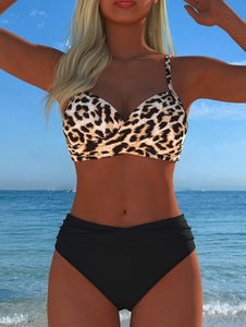 Damer bikini-set med vadderad överdel och hög midja Mirla-Eva Jonsson