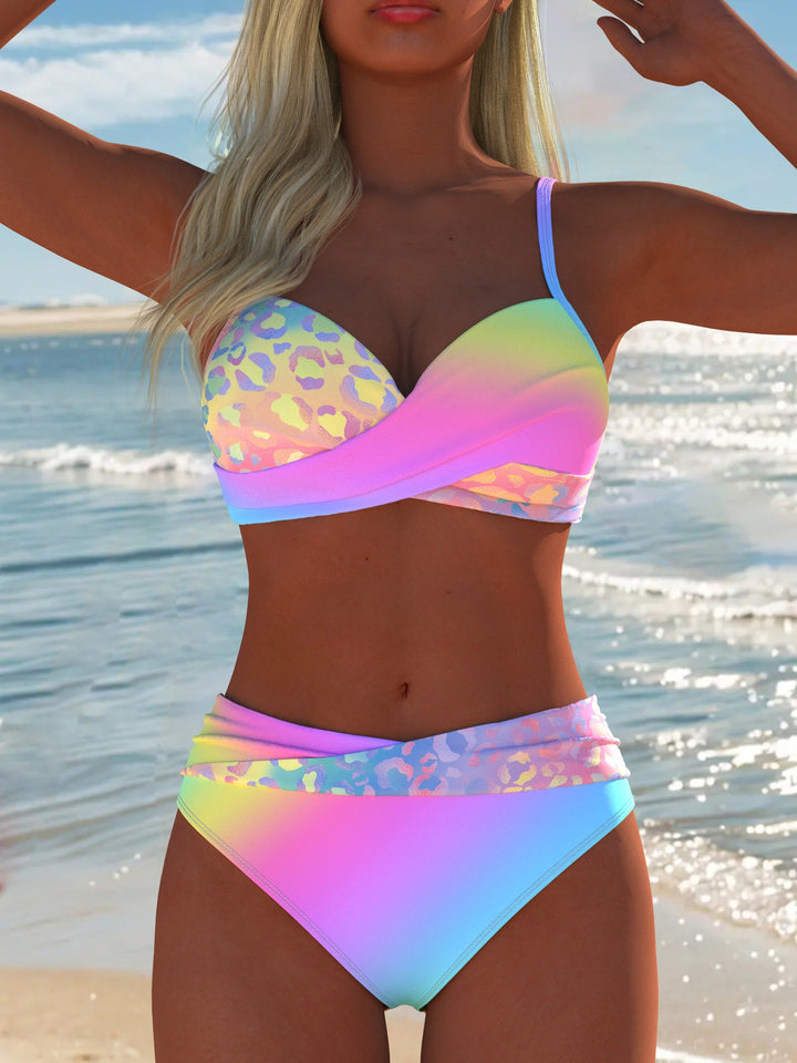 Damer bikini-set med vadderad topp och hög midja Mirla-Eva Jonsson