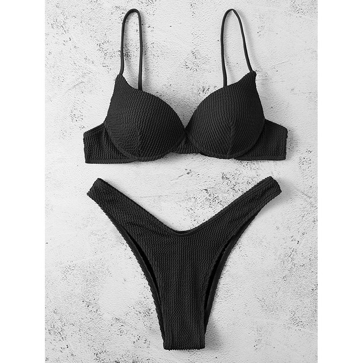 Damer bikiniset med vadderat topp och hög benöppning Mirla-Eva Jonsson