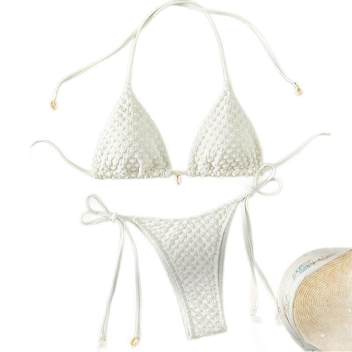Damer bikinitset med charmigt strukturdesign Mirla-Eva Jonsson