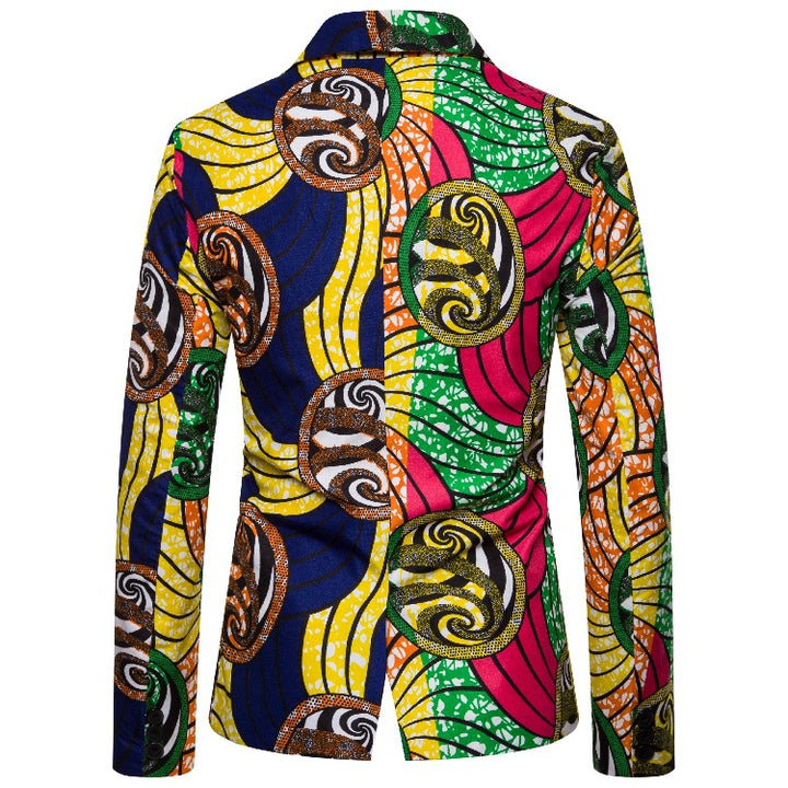 Damer blazer i kreativ afrikansk design med eleganta detaljer Eva Jonsson-Eva Jonsson