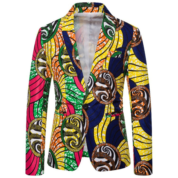 Damer blazer i kreativ afrikansk design med eleganta detaljer Eva Jonsson-Eva Jonsson