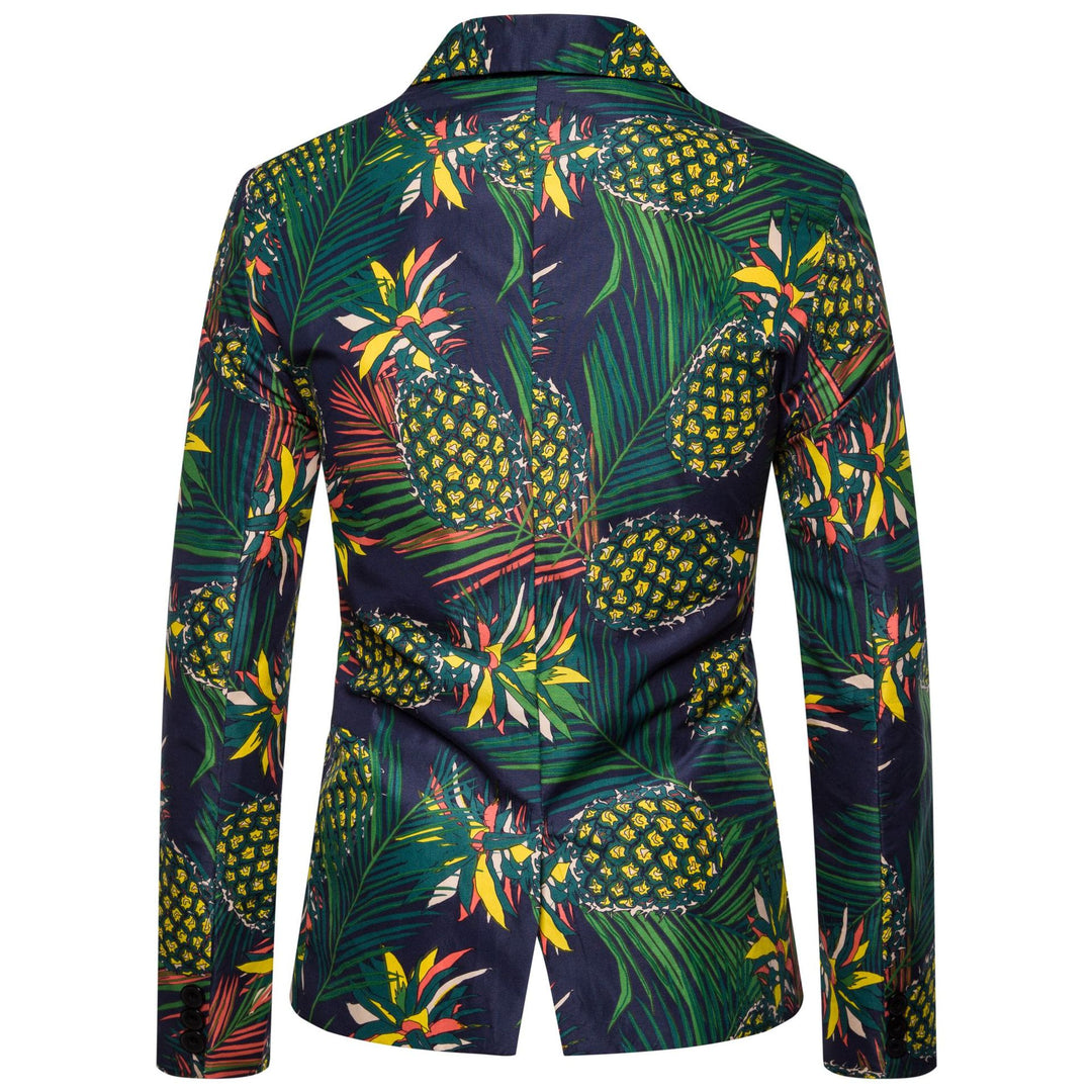 Damer blazer i kreativ tropisk design med unikt mönster Mirla-Eva Jonsson