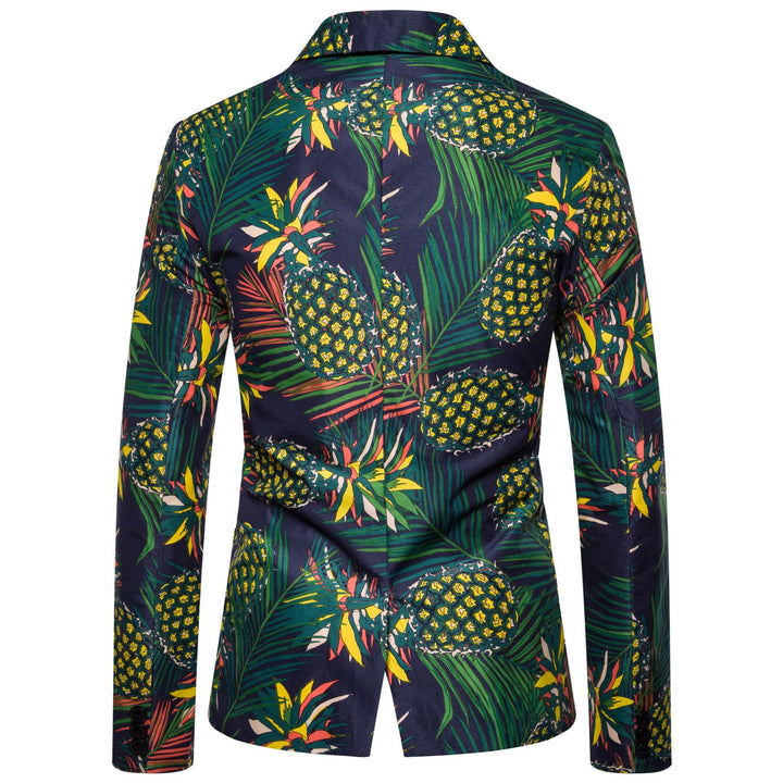 Damer blazer i kreativ tropisk design med unikt mönster Mirla-Eva Jonsson