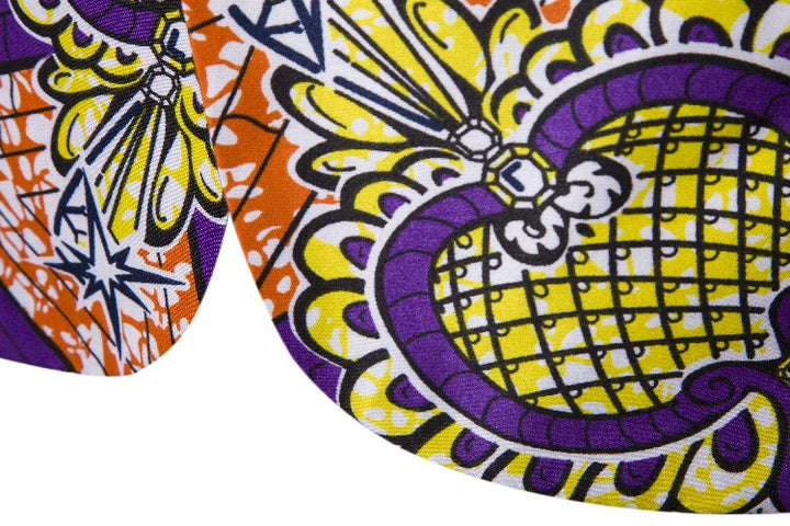 Damer blazer med iögonfallande afrikansk tryck och elegant passform Mirla-Eva Jonsson
