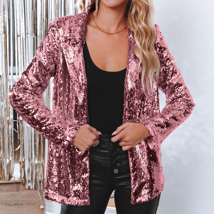 Damer blazer med paljettdetaljer Eva Jonsson-Eva Jonsson