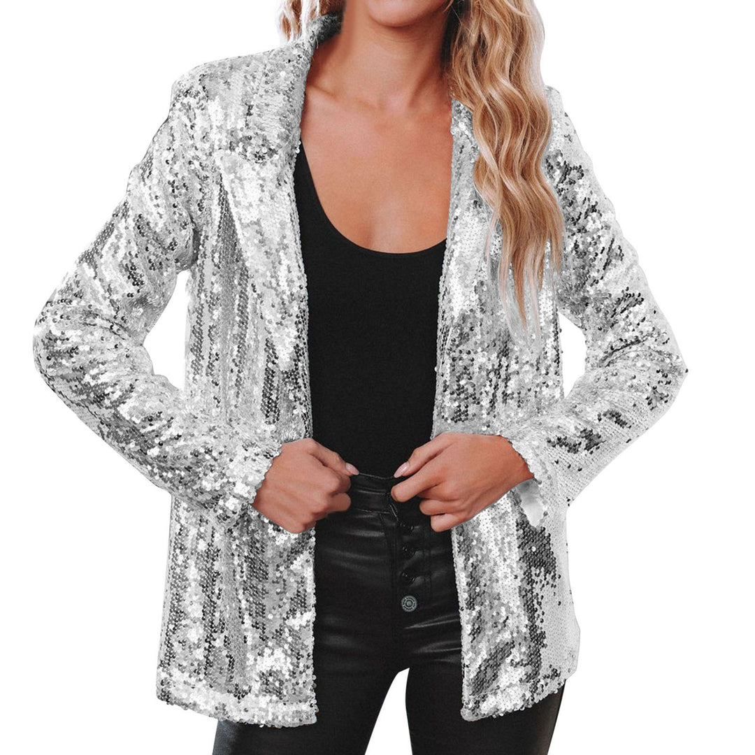 Damer blazer med paljettdetaljer Eva Jonsson-Eva Jonsson