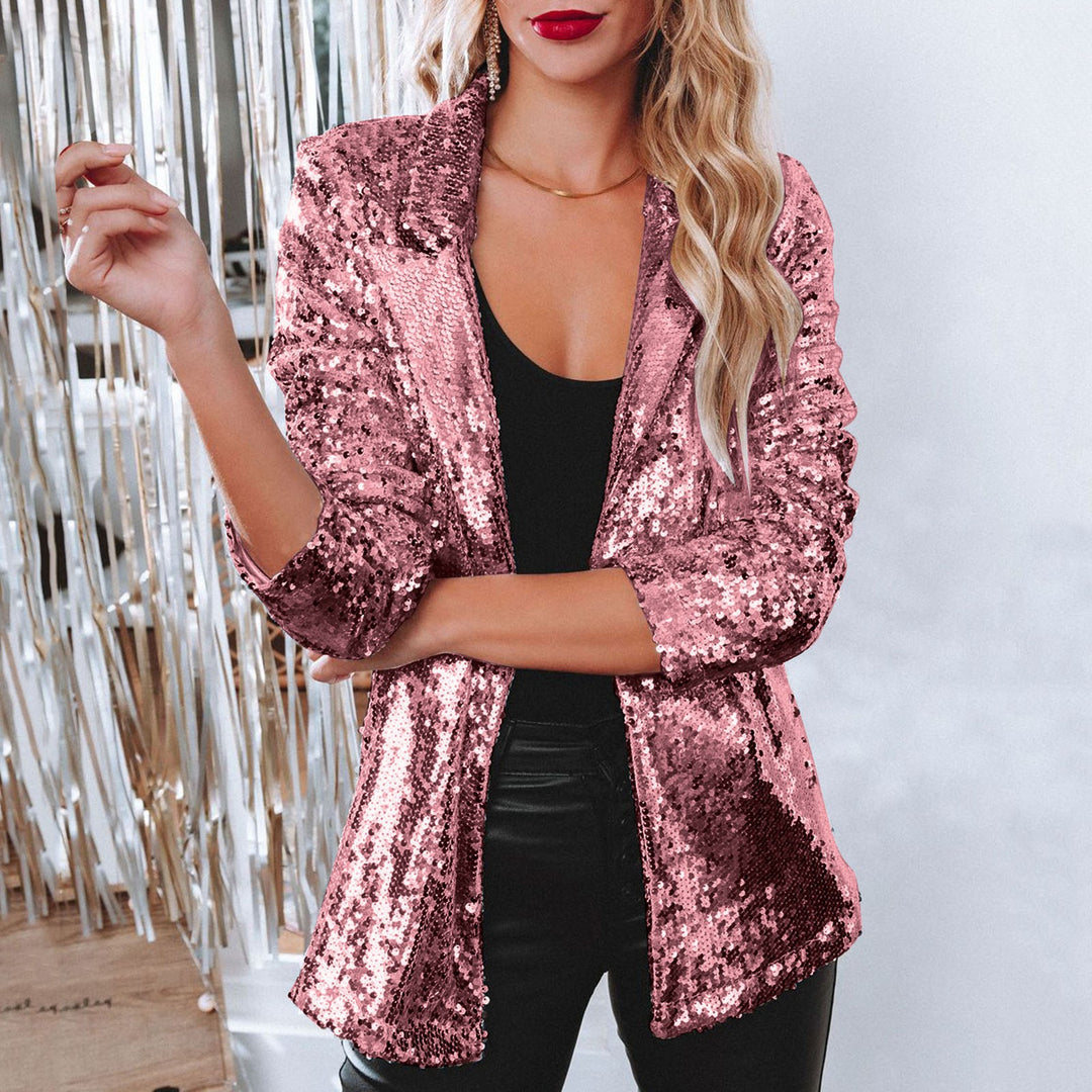 Damer blazer med paljettdetaljer Eva Jonsson-Eva Jonsson