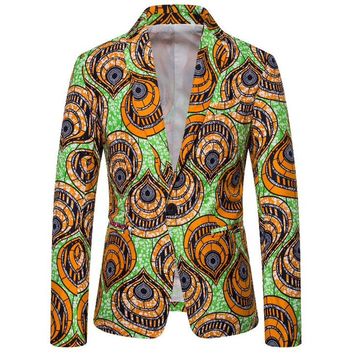 Damer blazer med unikt afrikanskt mönster Eva Jonsson-Eva Jonsson