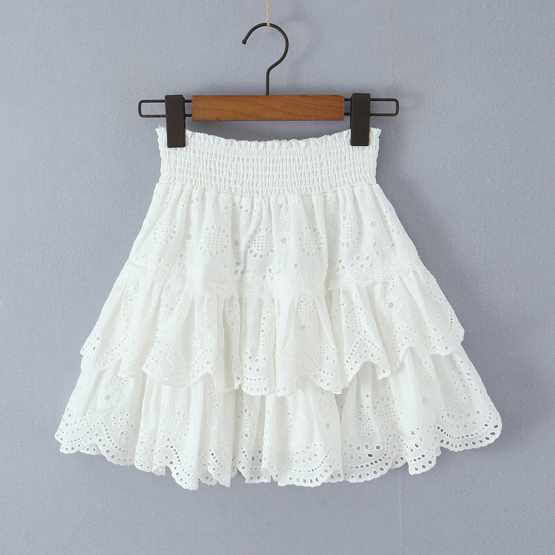 Damer bomulls ruffshorts Mirla-Eva Jonsson