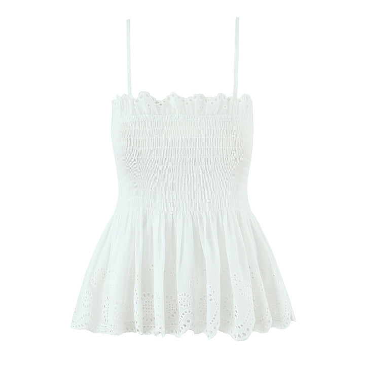 Damer bomulls ruffshorts Mirla-Eva Jonsson