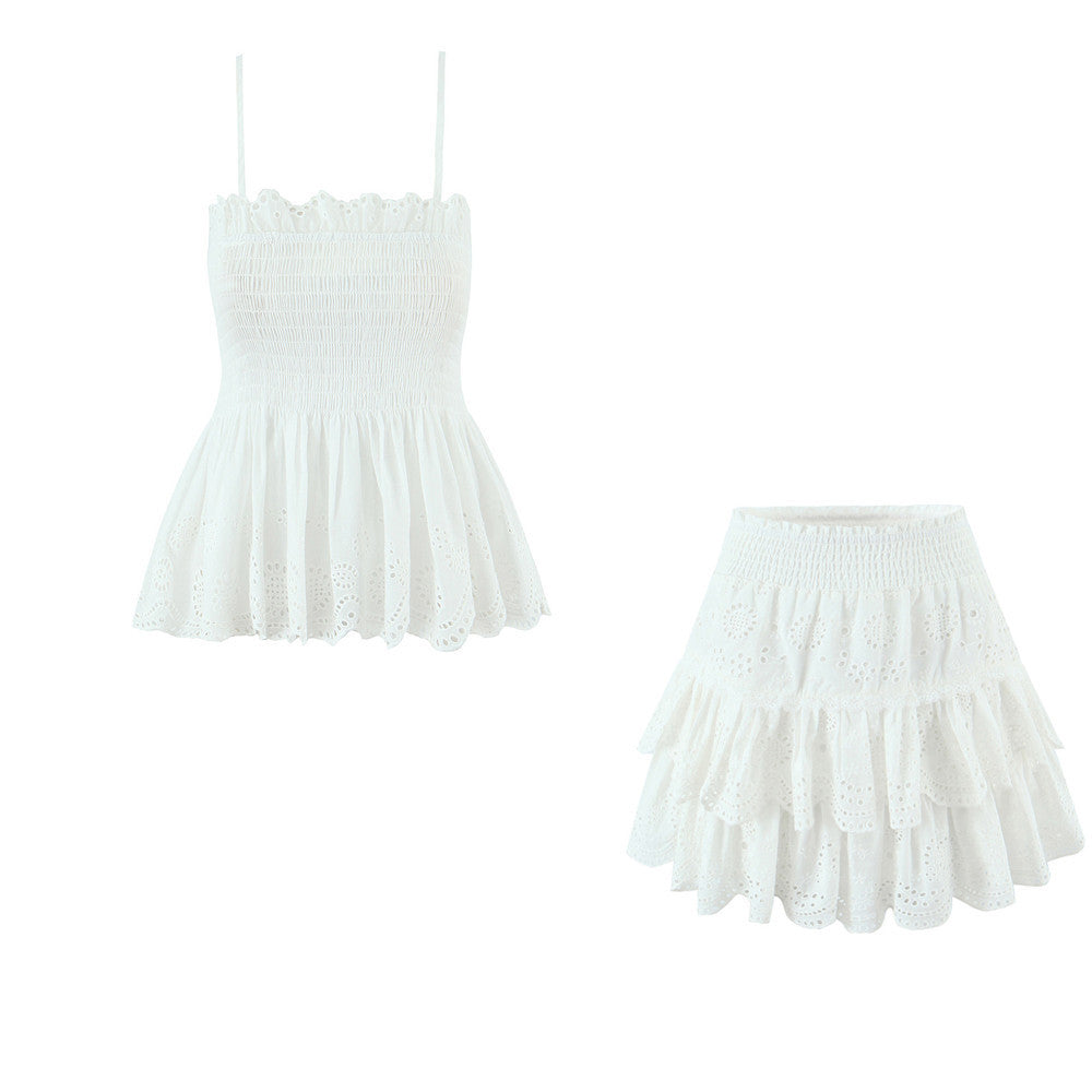 Damer bomulls ruffshorts Mirla-Eva Jonsson