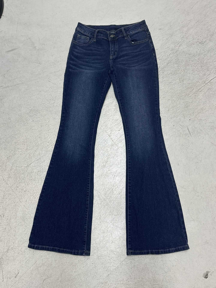 Damer bootcut jeans med hög midja och elegant tvätt Mirla-Eva Jonsson