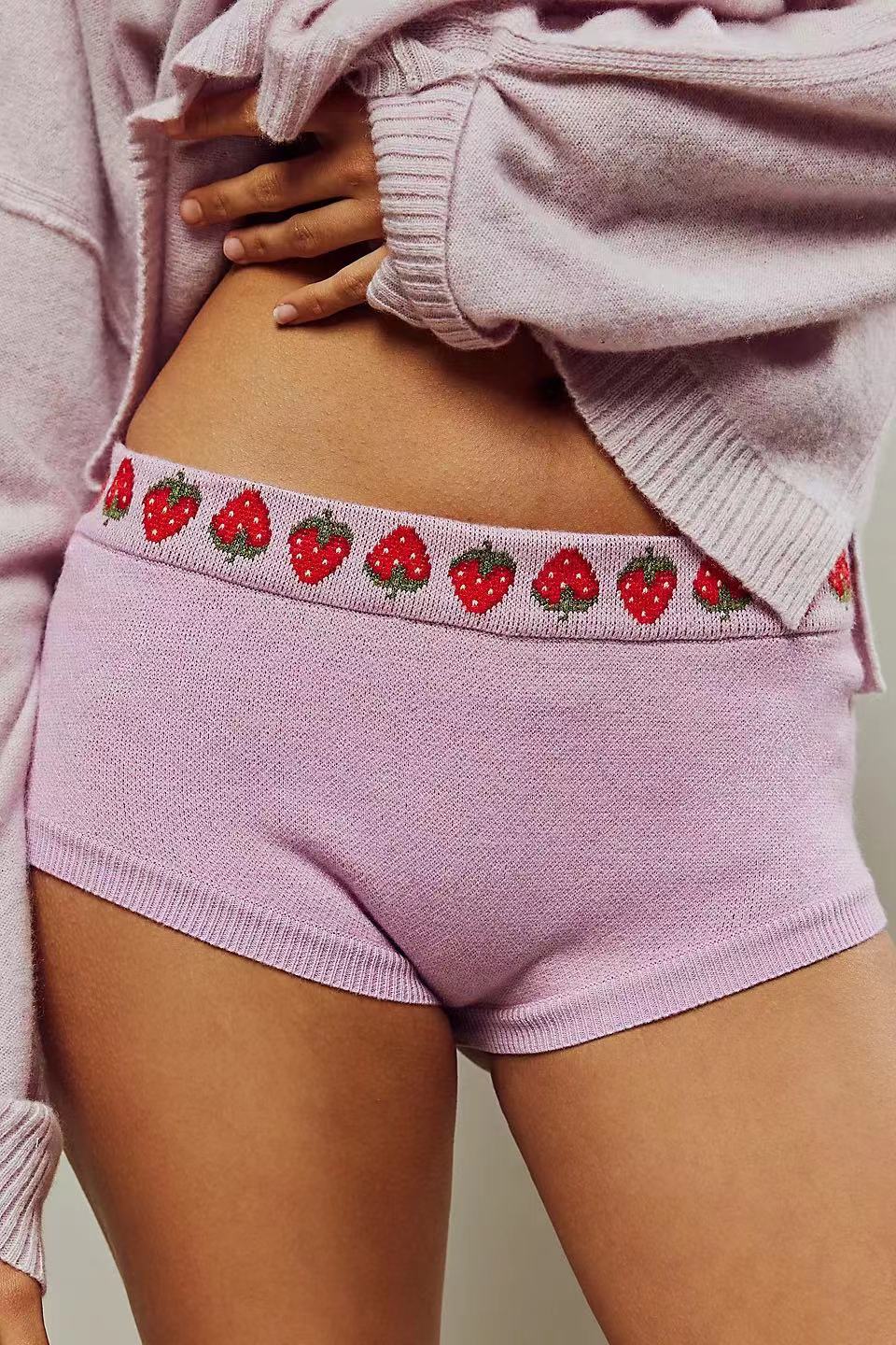 Damer boxershorts med lekfullt fruktmotiv Mirla-Eva Jonsson