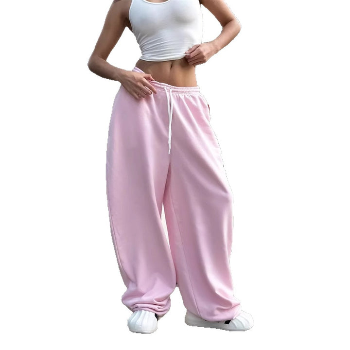 Damer bred Lounge-byxor i mjukt sweatmaterial Mirla-Eva Jonsson