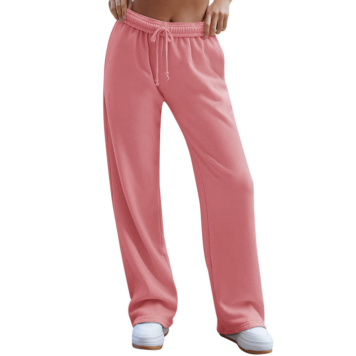 Damer bred sport-joggingbyxor med justerbar dragsko Mirla-Eva Jonsson