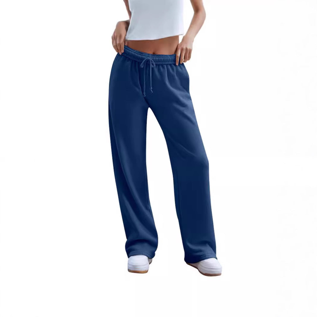 Damer bred sport-joggingbyxor med justerbar dragsko Mirla-Eva Jonsson