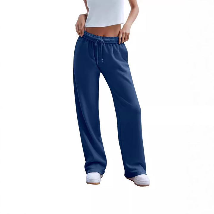 Damer bred sport-joggingbyxor med justerbar dragsko Mirla-Eva Jonsson