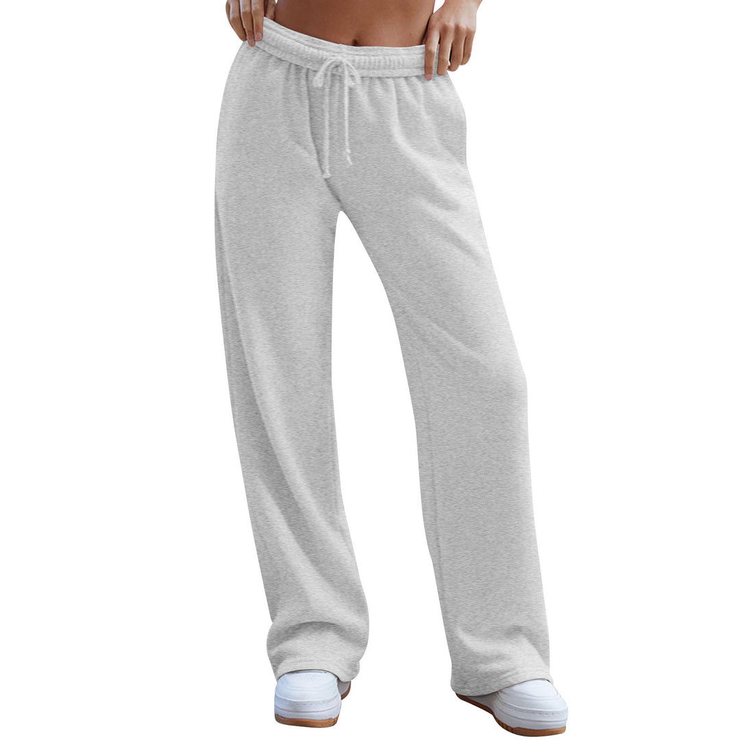 Damer bred sport-joggingbyxor med justerbar dragsko Mirla-Eva Jonsson