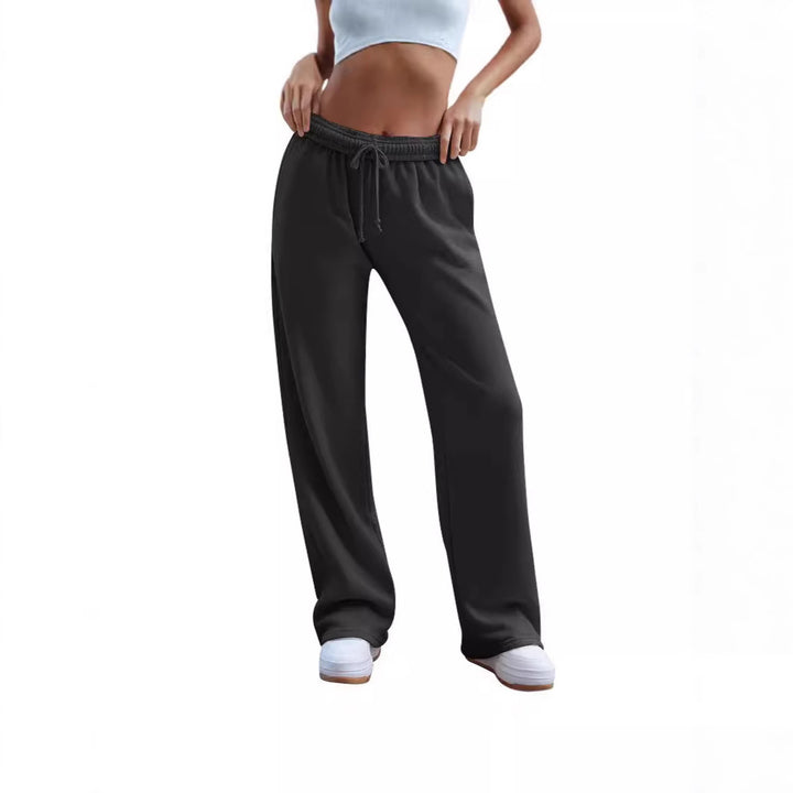 Damer bred sport-joggingbyxor med justerbar dragsko Mirla-Eva Jonsson