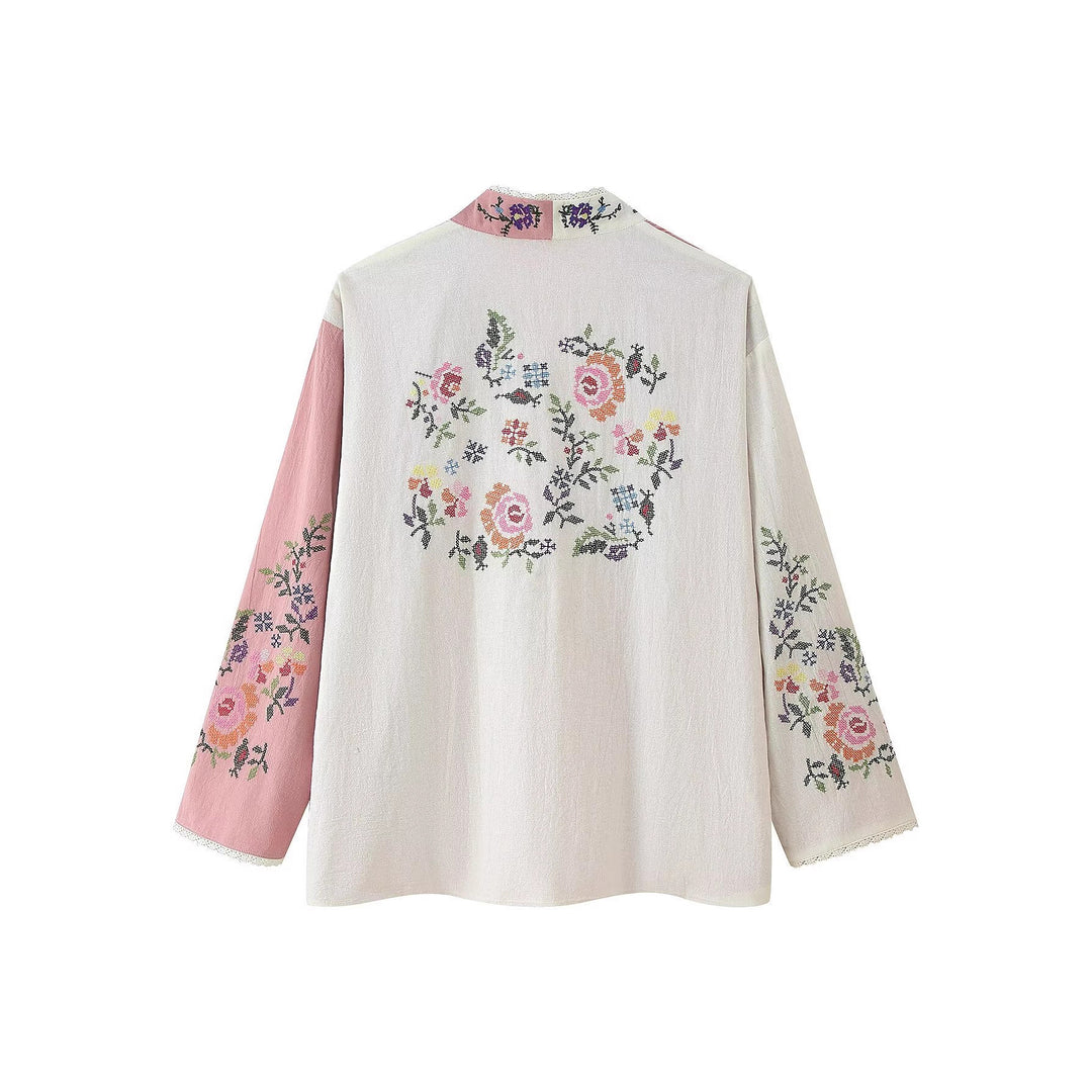 Damer broderad kimonojacka Mirla-Eva Jonsson