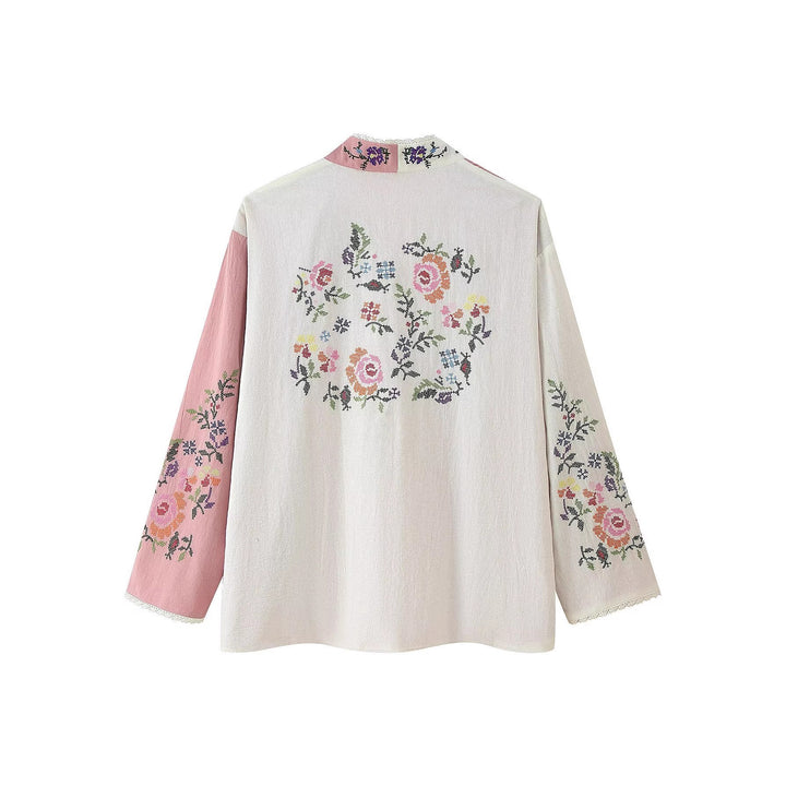 Damer broderad kimonojacka Mirla-Eva Jonsson