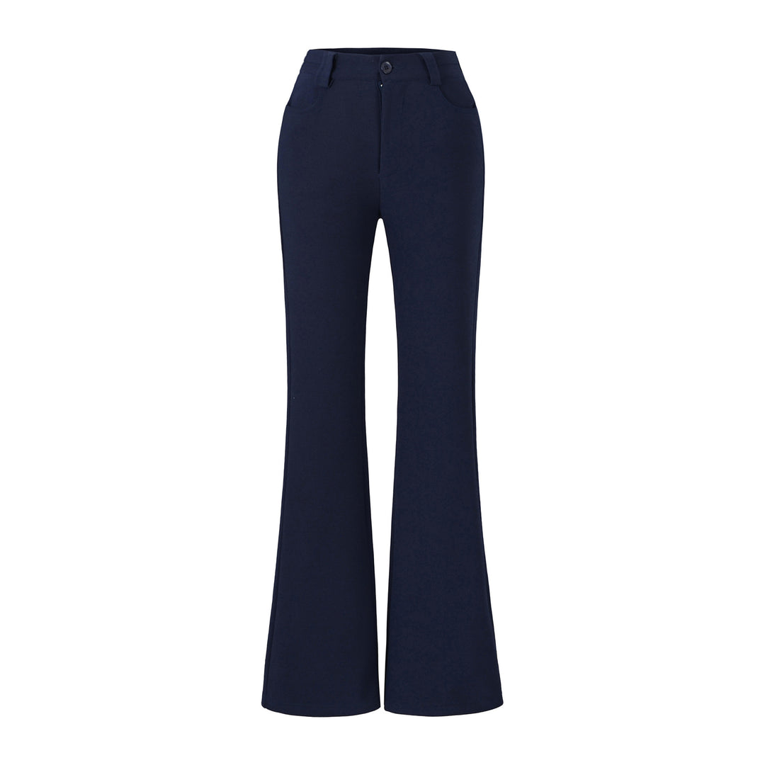 Damer byxdress Stretch-Ponte dubbelknapp midja-Eva Jonsson