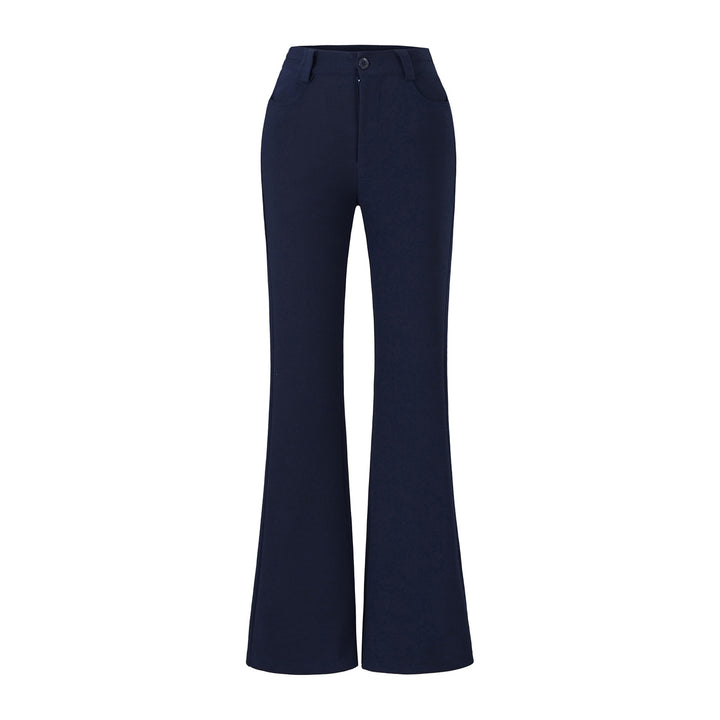 Damer byxdress Stretch-Ponte dubbelknapp midja-Eva Jonsson