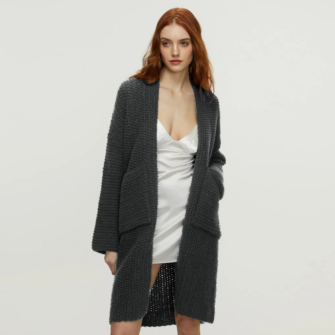 Damer cardigan med fickor Eva Jonsson-Eva Jonsson
