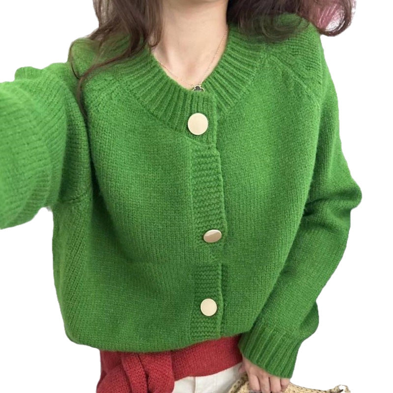 Damer cardigan med knappliknader och avslappnad passform Mirla-Eva Jonsson