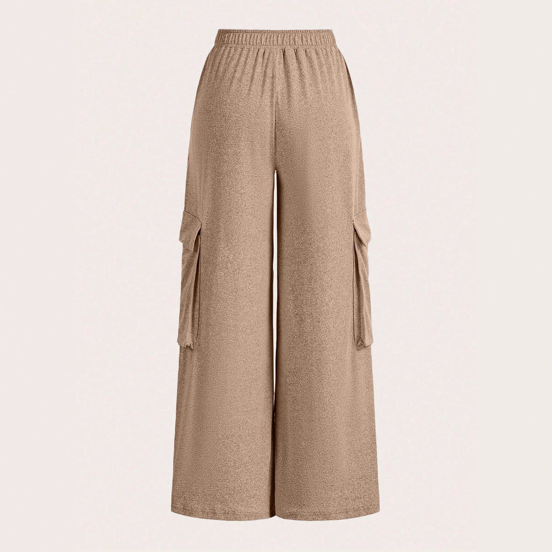 Damer cargo-byxor i palazzo-stil Mirla-Eva Jonsson