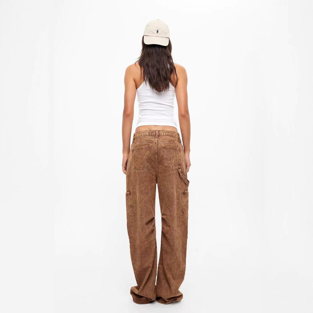 Damer casual Cargo-jeans med justerbar midja Mirla-Eva Jonsson