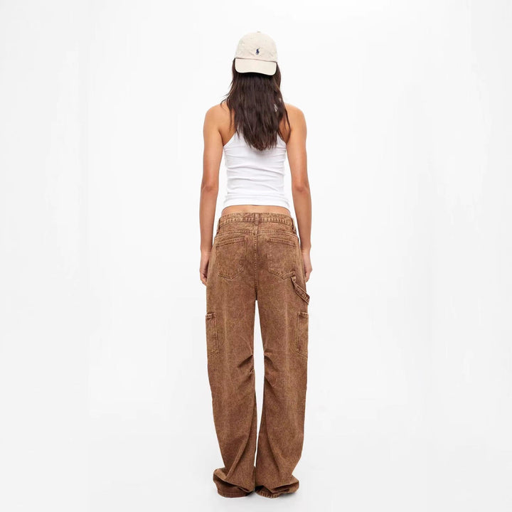 Damer casual Cargo-jeans med justerbar midja Mirla-Eva Jonsson