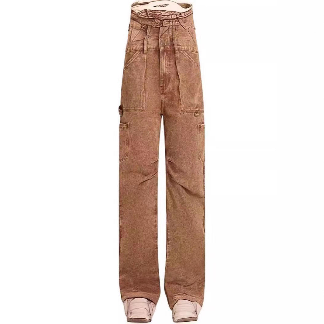 Damer casual Cargo-jeans med justerbar midja Mirla-Eva Jonsson