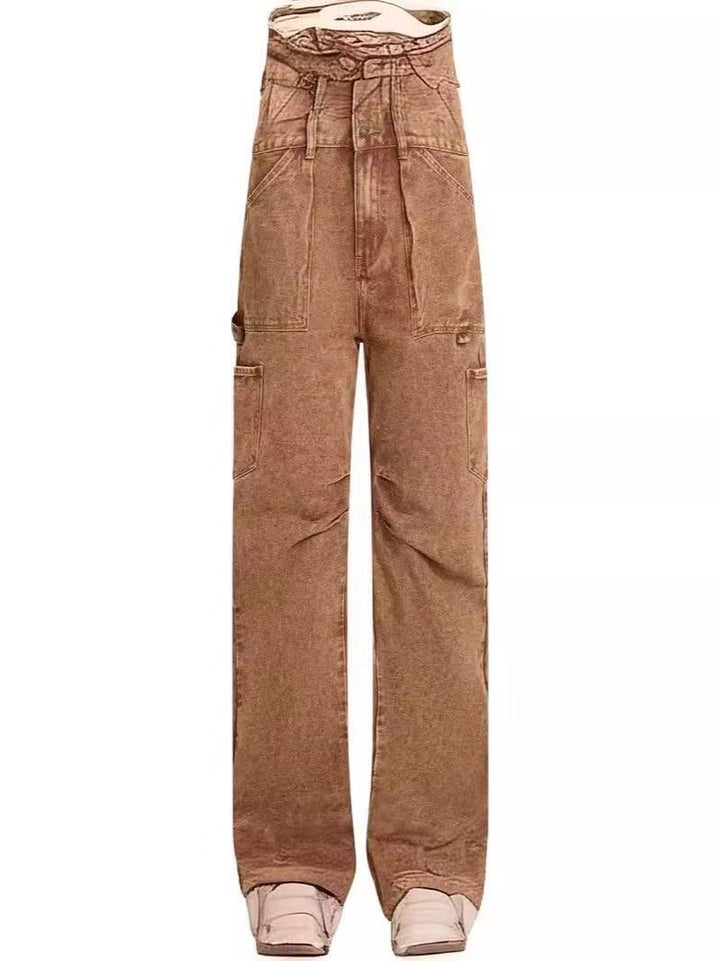 Damer casual Cargo-jeans med justerbar midja Mirla-Eva Jonsson