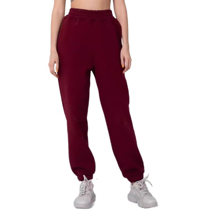 Damer casual joggingbyxor med elastisk midja och muddar Mirla-Eva Jonsson