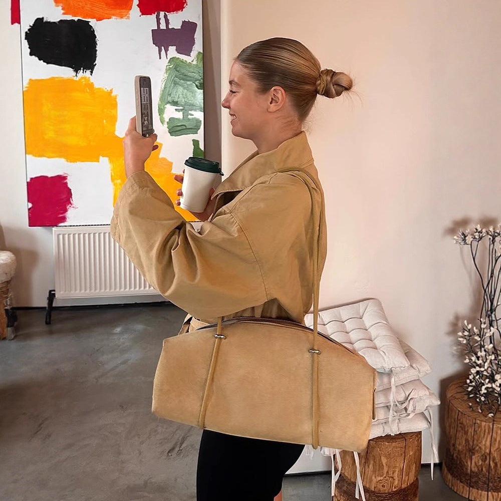 Damer casual oversized jacka med midje snörning Mirla-Eva Jonsson