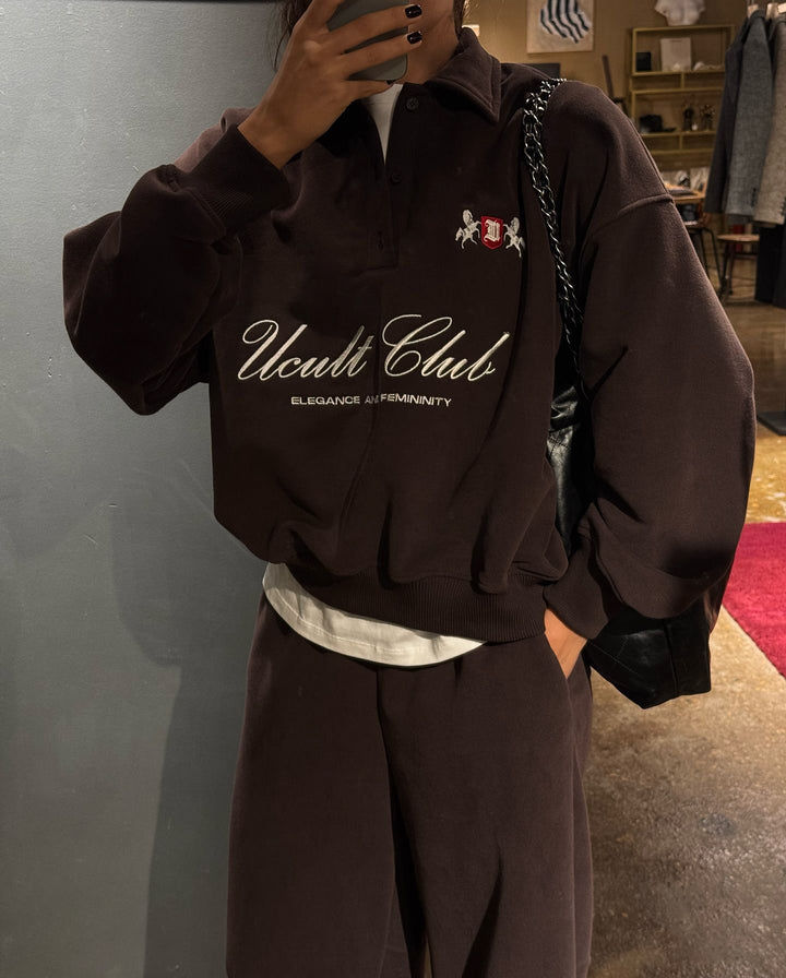 Damer casual polo tröja med elegant logotyp Mirla-Eva Jonsson