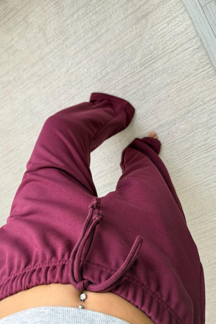 Damer casual sweatpants med elastisk midjeband och dragsko Mirla-Eva Jonsson